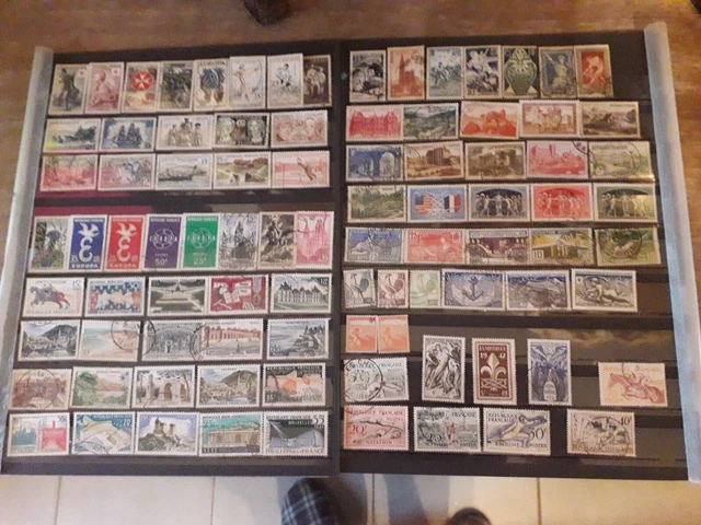 100 timbres France - Trésor du Patrimoine