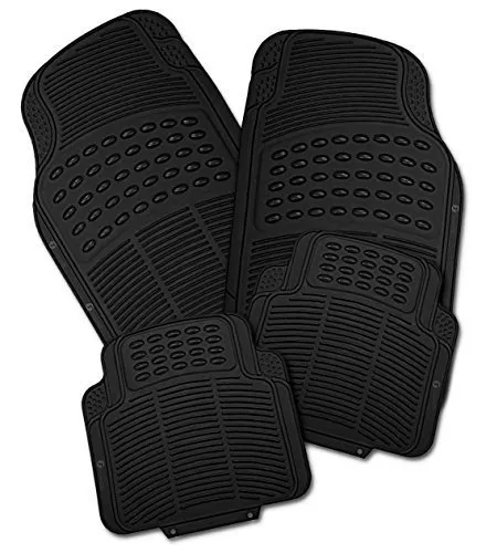 FOR CITROEN C1 C2 C3 C4 C5 DS DS3 DS4 Universal Rubber Car Mats Heavy Duty 4pcs