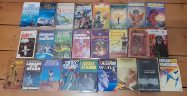 Large (x25) Vintage Science Fiction & Fantasy Collection Job Lot Bundle Classics