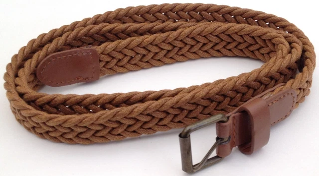 MUSTANG Gürtel Rivet Leather Belt W85 Mid Brown