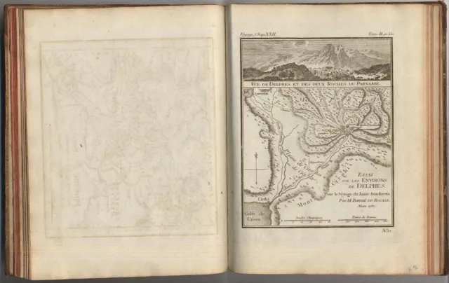 1789 [Barthélemy: Recueil de cartes géographiques, plans, vues et médailles d..