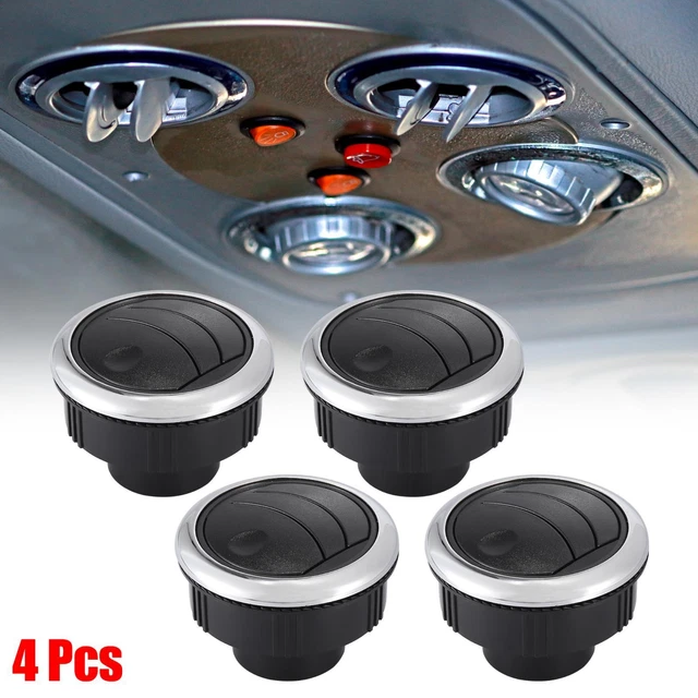 4Pcs 87mm 75mm 46mm AC Air Outlet Vent Louvered Knob for RV Bus Boat Yacht
