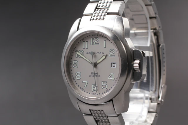 BESOIN D ENTRETIEN MONTRE Homme HAMILTON Khaki 6311 Automatic 40mm Date Sil. EUR 399 30 PicClick FR