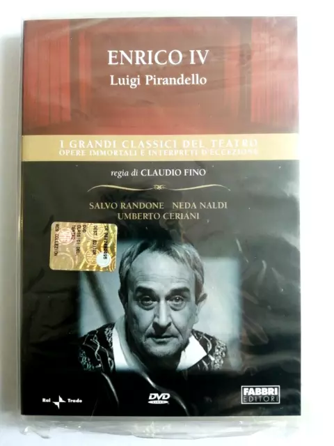 ENRICO IV Luigi Pirandello DVD I GRANDI CLASSICI DEL TEATRO NUOVO SIGILLATO