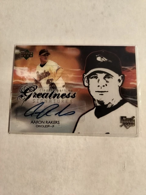 2006 UPPER DECK Aaron Rakers recrue voiture acétate RC EUR 2,48 ...