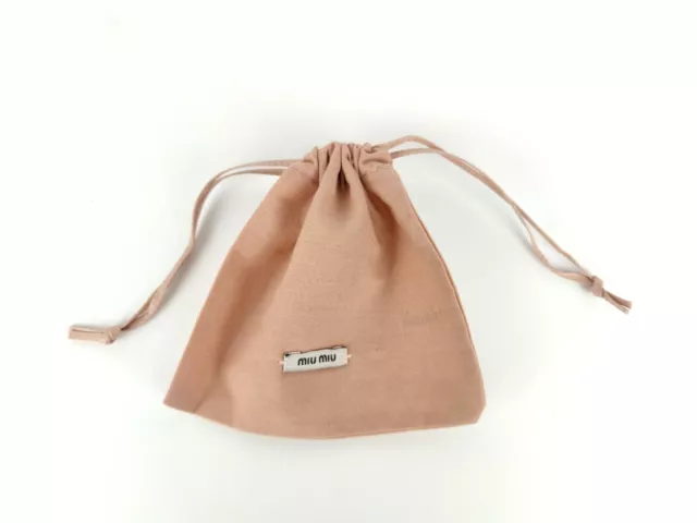 Sacchetto Miu Miu 13X13 Cm Dust Bag Originale Sacca Anti Polvere Scarpe