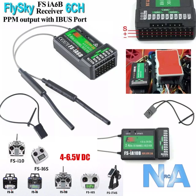 Acquista Ricevitore Flysky FS-iA10B 2.4G 10CH Per Trasmettitore