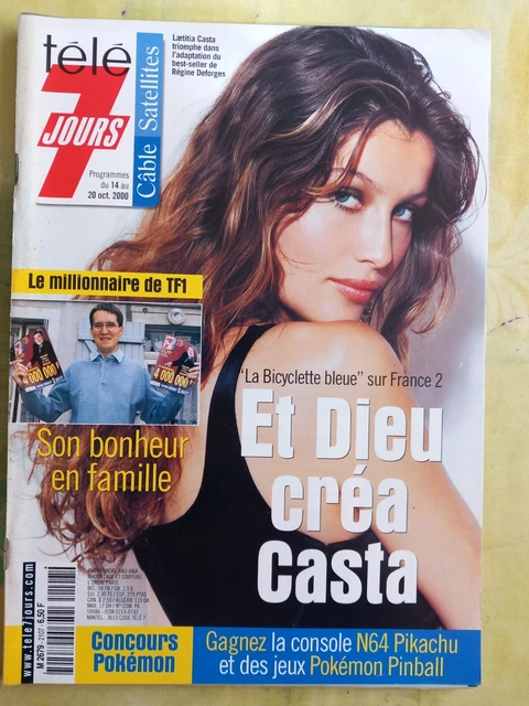 Jennifer Tele TELE 7 JOURS N02107/Coluche/Jennifer Lopez/Brad Pitt EUR 5,90 - PicClick FR