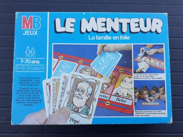 LE MENTEUR LA famille en folie MB 1996 COMPLET. 7 ans et + livraison