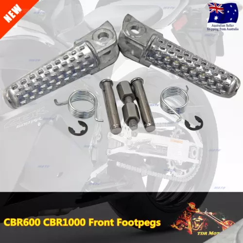 Front Rider's Foot Pegs Footrest HONDA CBR 1000 RR 2004-2012 CBR 600 RR 03-06