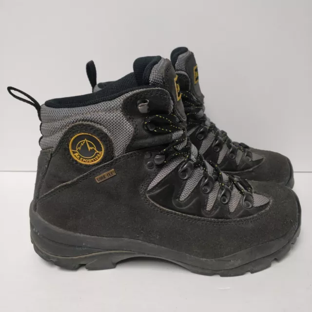 La Sportiva Pingora GTX Charcoal Suede Men's Sz 8US-40.5EU Hiking Trekking Boots