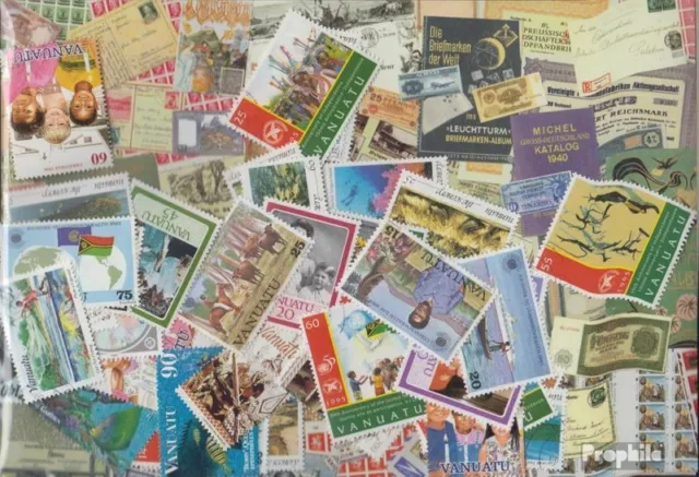 Vanuatu Timbres 200 différents timbres