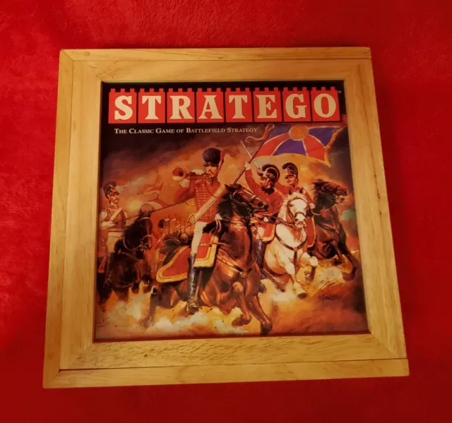 STRATEGO Board Game in Wooden Box Nostalgia Edition Complete Excellent Condition