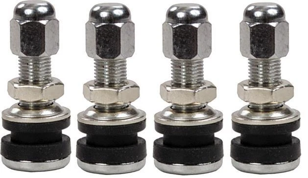 Fire Power Chrome Valve Stems 0.327" 4-Pack