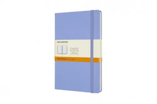 Moleskine Classic Notebook, Large, Ruled, Hydrangea Blue, Hard Cover (5 X 8.25)