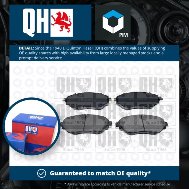Brake Pads Set fits RENAULT TRAFIC MK3 2.0D Front 2019 on QH 410601073R Quality