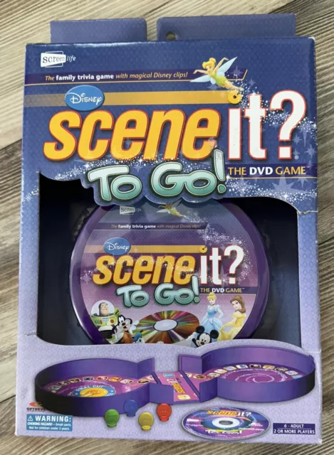 2008 DISNEY Scene It To Go DVD Trivia Travel Family Game MAGNETIC NEW & SEALED!!