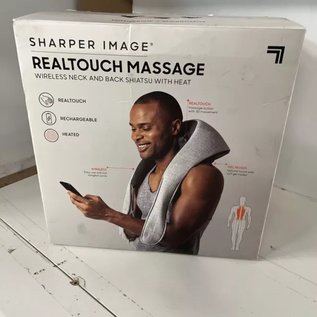 NIB ~ Etekcity Wireless Shiatsu Neck & Shoulder Massager with Heat ~ Black