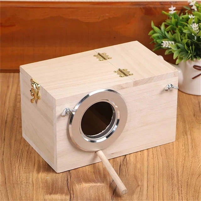 Set di 5 decorazioni da parete in legno con uccellini scandinavi per