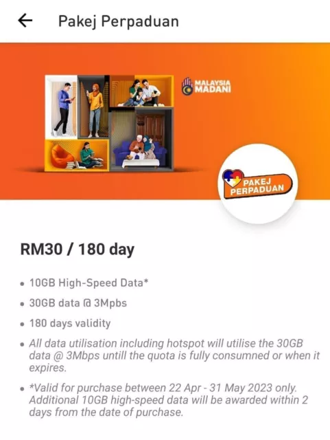 U Mobile Malaysia NEW Prepaid SIM card (Preloaded with RM6) 3