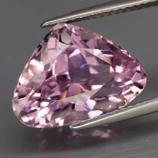 9.08Ct.100%UNTREATED! Brazillian Pink Kunzite Full Sparkling&CLEAN!