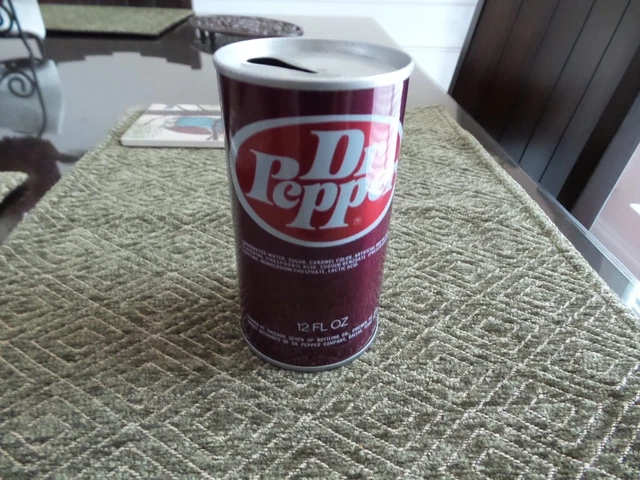 1970's Dr Pepper soda can (Near Mint)