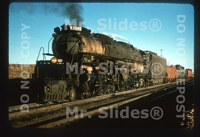 Duplicate Slide UP Union Pacific Challenger 4-6-6-4 3966 Action