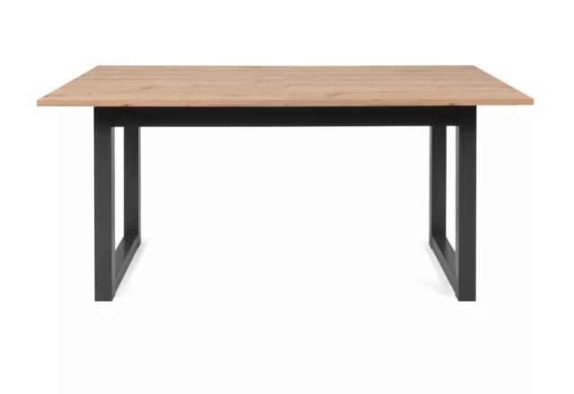 Esstisch Küchentisch Eiche Artisan Tisch ausziehbar 160 200 cm bis 8 Pers Denver 2