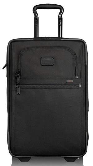 NEW Tumi Alpha 2 International Expandable 2 Wheeled 22” Black Carry-On Blue Tag
