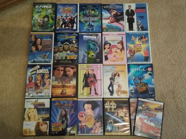 Lot Of 20 Disney Pixar DVD Movies Various Classic