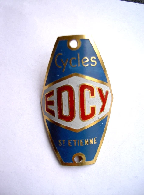 PLAQUE EMAILLEE DE Velo Cycles TORAL G.R.T - Enameled Bike Head Badge