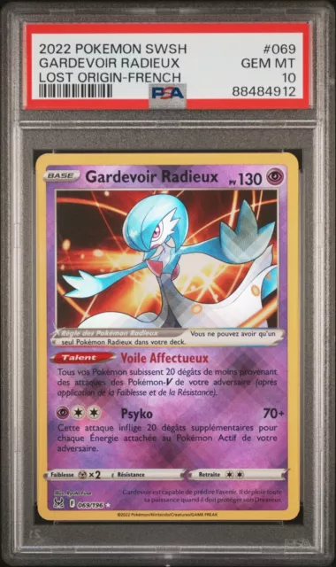 Pokemon Epee Card & Shield Lost Origin Radiant Guard 069 Eb11 Psa 10