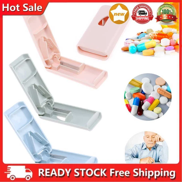 Divisitore Medicine Utili Organizer Medicina Cassaforte Portatile con Protezione Lama
