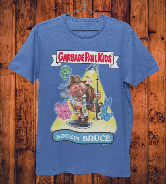 Men's 80s Garbage Pail Kids BOOZIN BRUCE T-Shirt S M L XL XXL Famous Forever Top