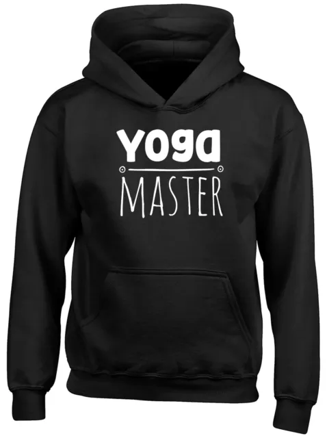 Yoga Master Childrens Kids Hooded Top Hoodie Gift Boys Girls
