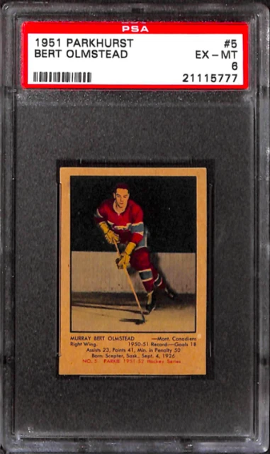 1951 Parkhurst #5 Bert Olmstead Psa 6 21115777