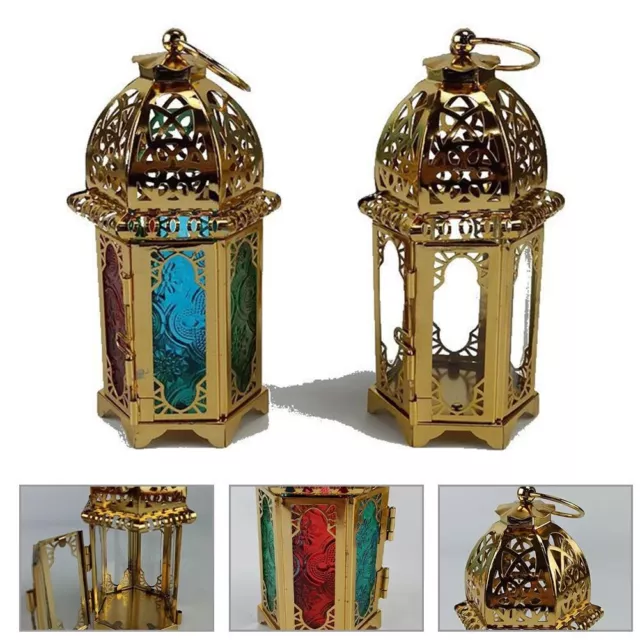 Romantic Candle Holder Indain Moroccan Style Iron Tonal Tealight Holder