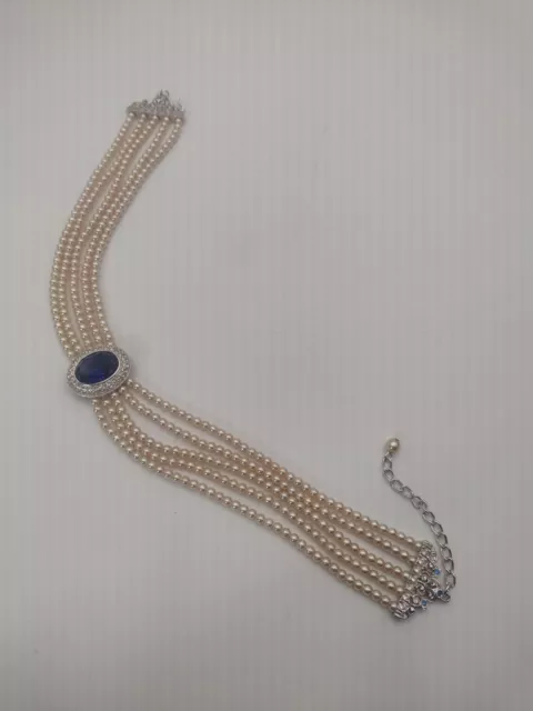 This is by Drayton & Devoe Princess Diana Sapphire And Pearl Necklace