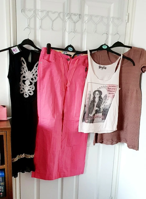 bundle joblot ladies clothes size 10 top dress jumper trouser tops some nwt