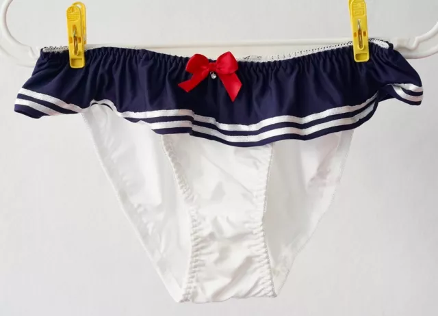 Adult Sissy Vintage Low Rise Panties With SINGLE Gusset - Cross Dresser -  NEW