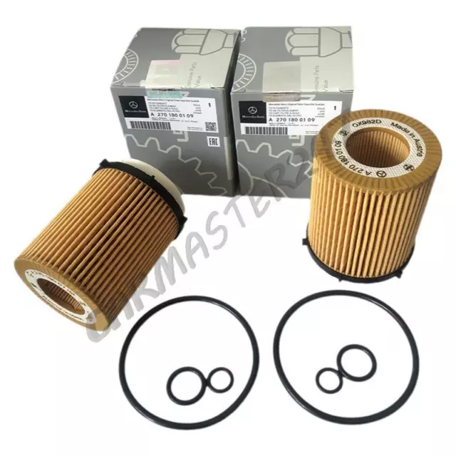 Genuine 2PACK Mercedes-Benz A C E CLA GLA GLB GLC GLE -Class Engine Oil Filter