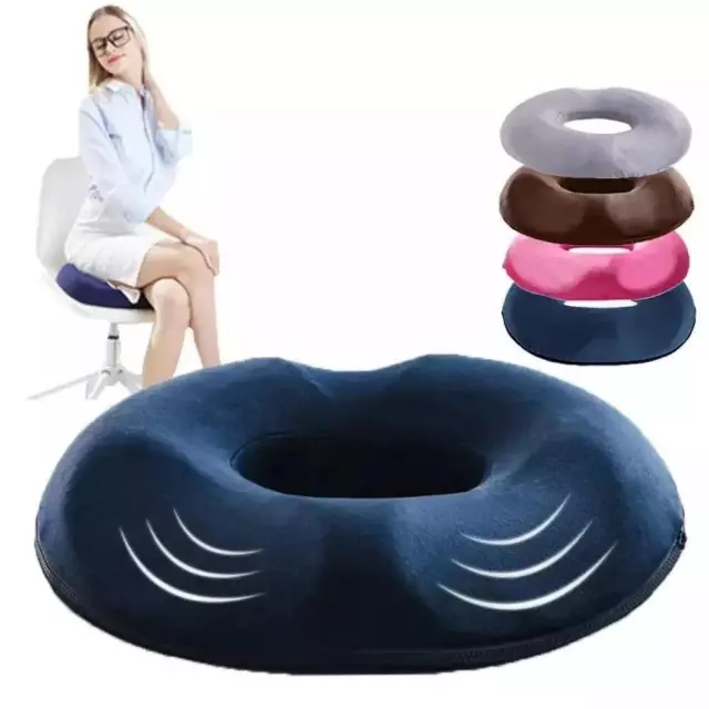 1pcs Donut Pillow Hemorrhoid Seat Cushion Tailbone Coccyx Orthopedic Medical Sea