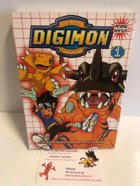 Manga Digimon 1 Digital Monsters L'ïle des Fichiers Binaires Anime Comics Dino !