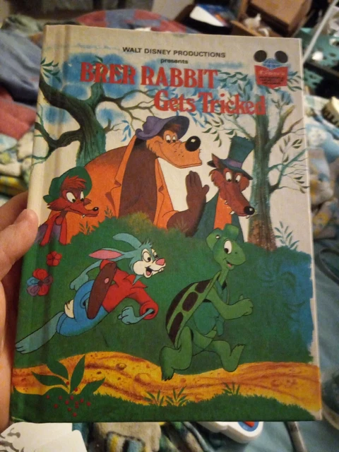 Brer Rabbit Gets Tricked Disney Wonderful World Of Reading Book Splash Mountain