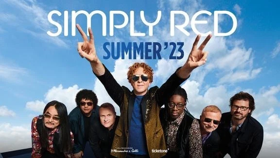 2 Biglietti Concerto Simply Red 28/6 settore Platea/Oro Sferisterio di Macerata