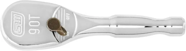 Gearwrench 81209T 3/8" Drive 90 Tooth Stubby Teardrop Ratchet 4-3/4" - Multi