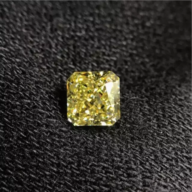 1-2Carat Canari Jaune 5.5/7.5mm Coussin Diamant Coupe Vrac Moissanite Pour Bague