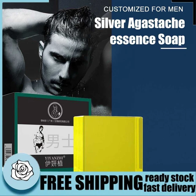 100 g Jabón Olor Masculino Liberación Dije Baño Jabón Barra Hidratar Piel Limpieza Profunda