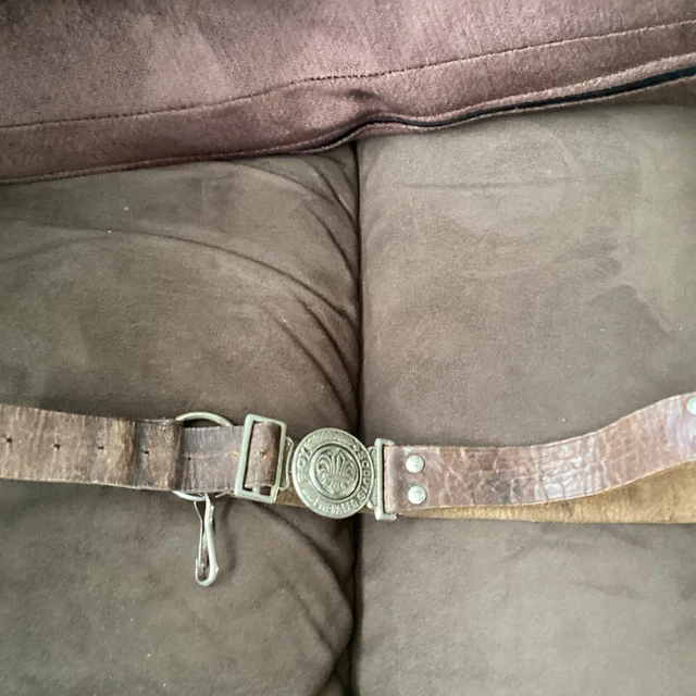 Boy scout leather belt hotsell