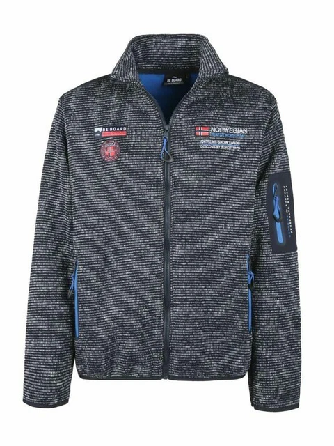 Giacca uomo in felpa pile con zip uomo